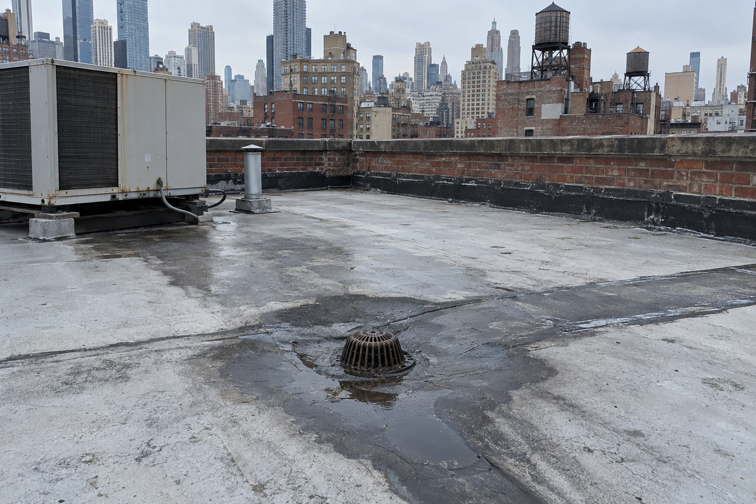 Commercial Roof Leak Repair in Manhattan, NY