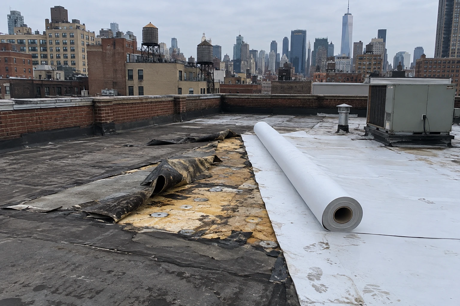 Commercial Roof Replacement in Manhattan, NY