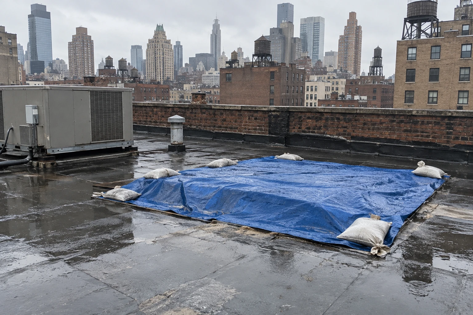 Emergency Roof Repair in Manhattan, NY