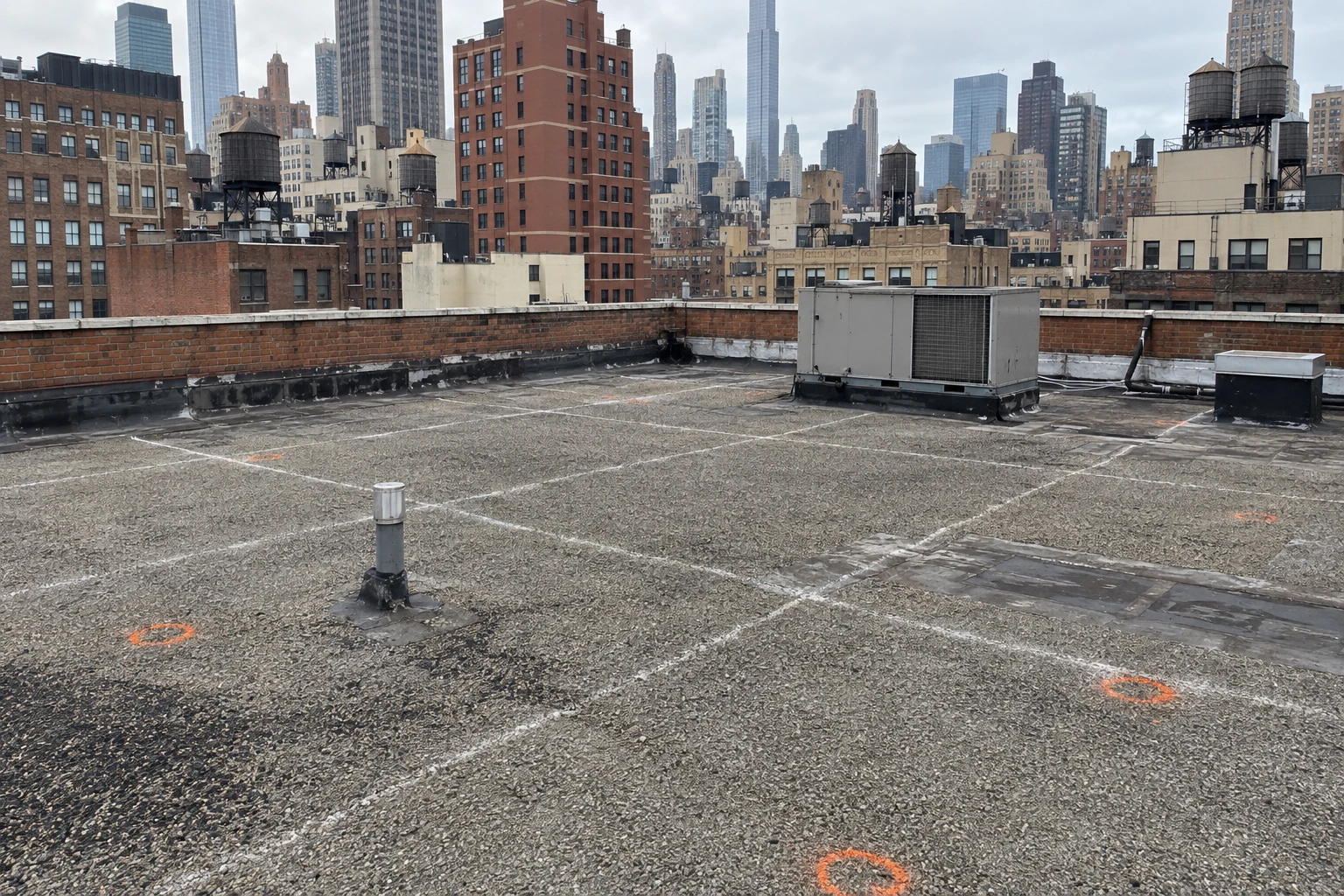 Infrared Roof Moisture Survey in Manhattan, NY